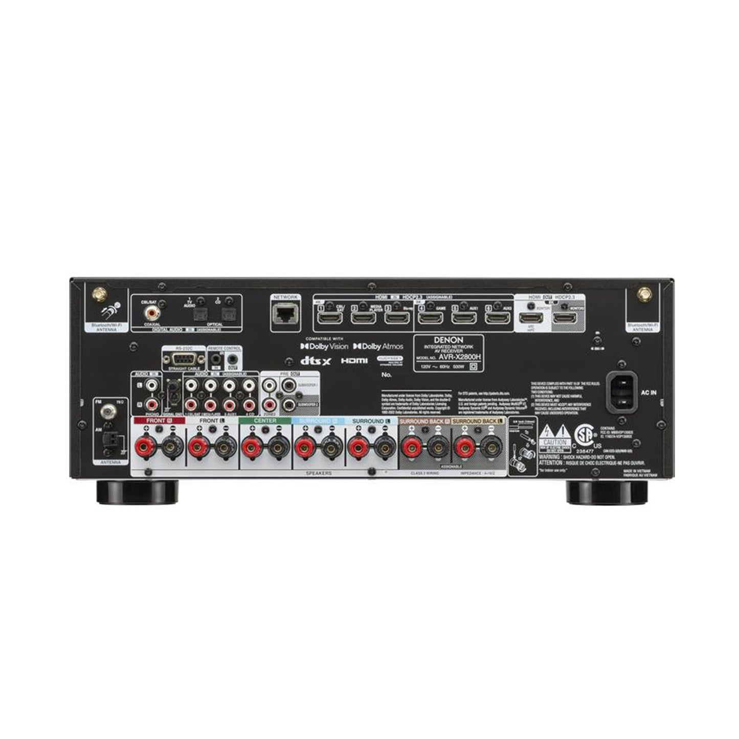 AVR-X2800H - Receptor AV 7.2 Canales