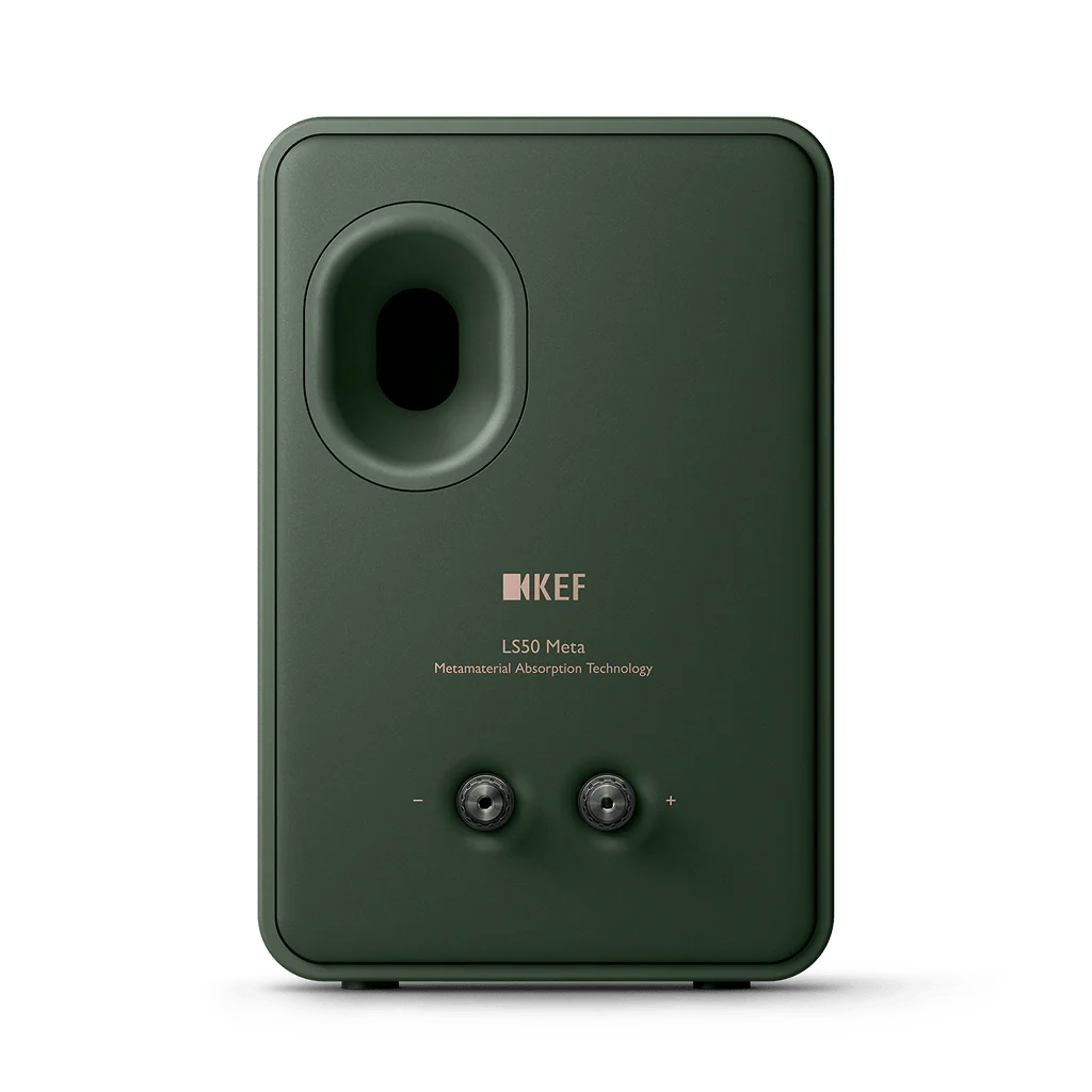 KEF LS50 Meta Moss Green - Altavoces de estantería de alta fidelidad