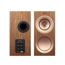 KEF R3 Meta Walnut Altavoces de Estantería HiFi