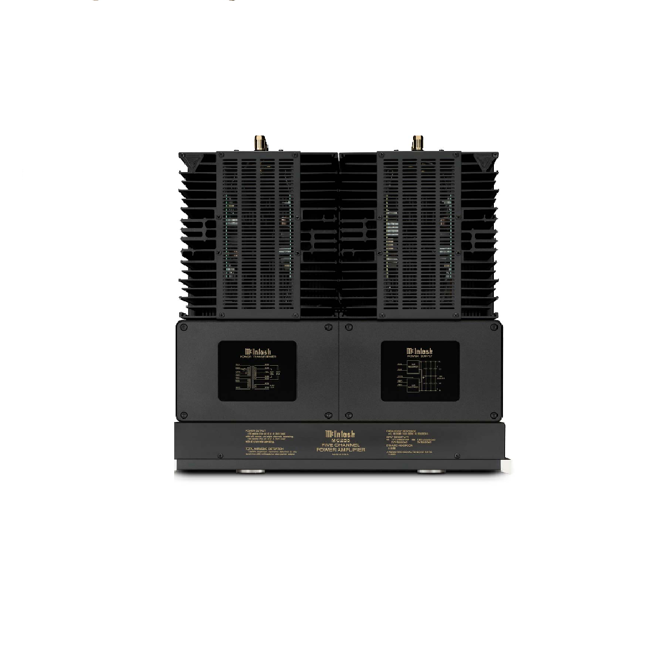 McIntosh MC255 Amplificador de Potencia para Cine en Casa de 5 Canales
