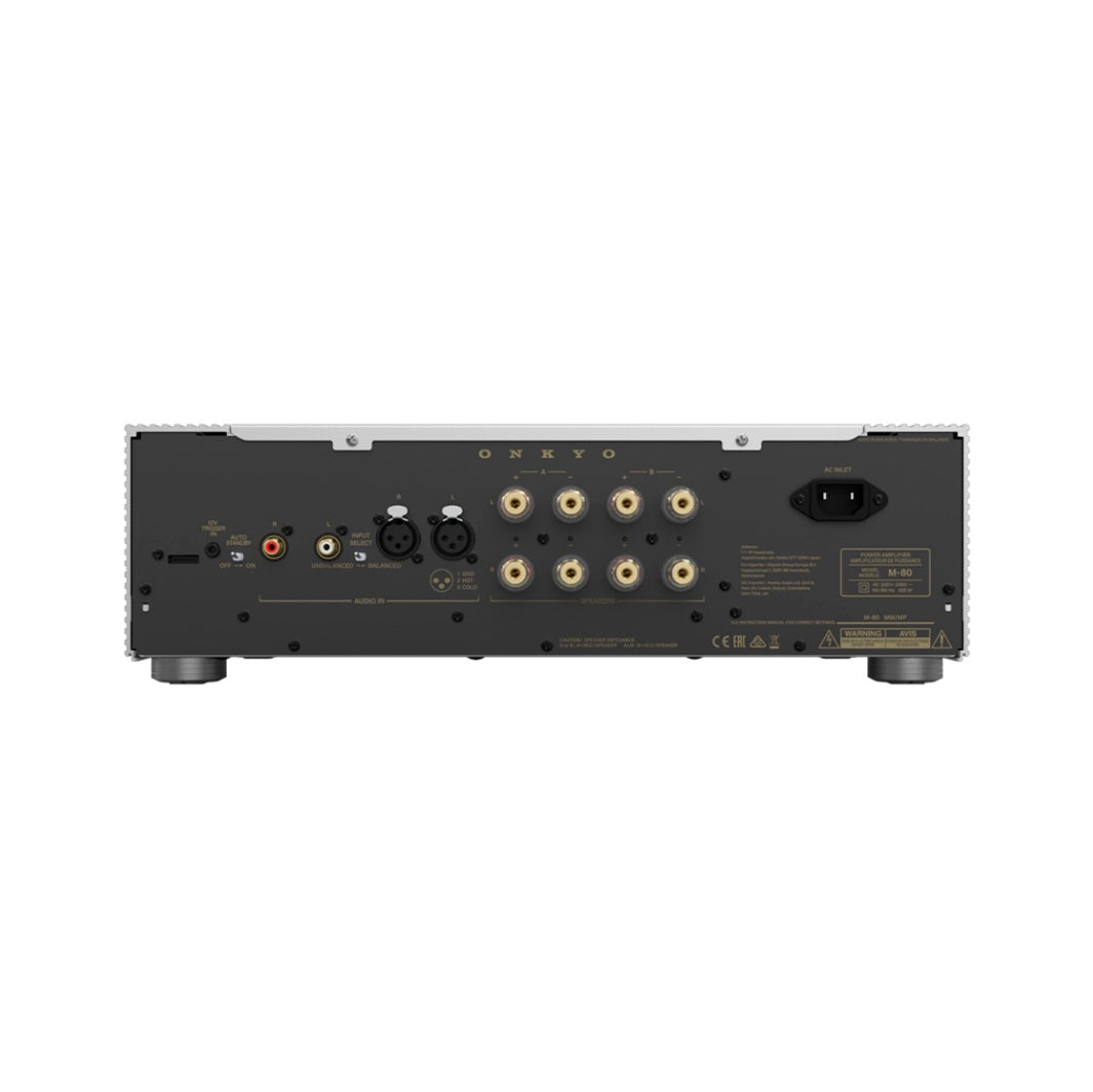 ONKYO M-80 Silver Amplificador Estéreo