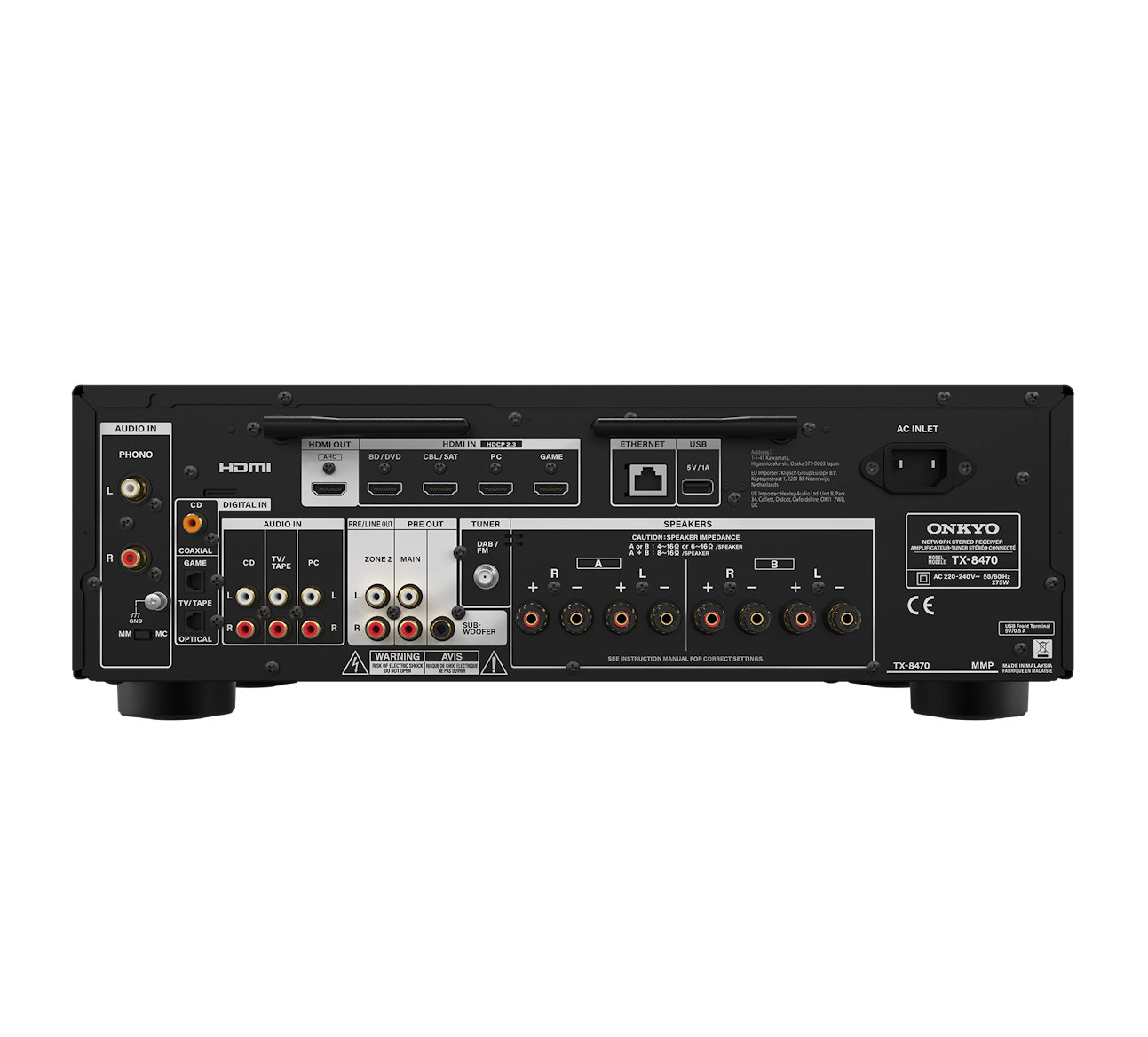 TX-8470 - Amplificador Estéreo