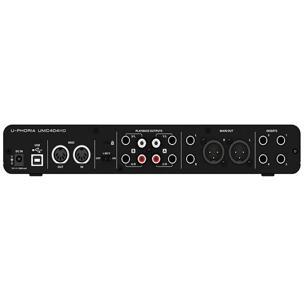 Interfase de Audio, Behringer U-PHORIA UMC404HD - Jupitronic Tienda en Linea