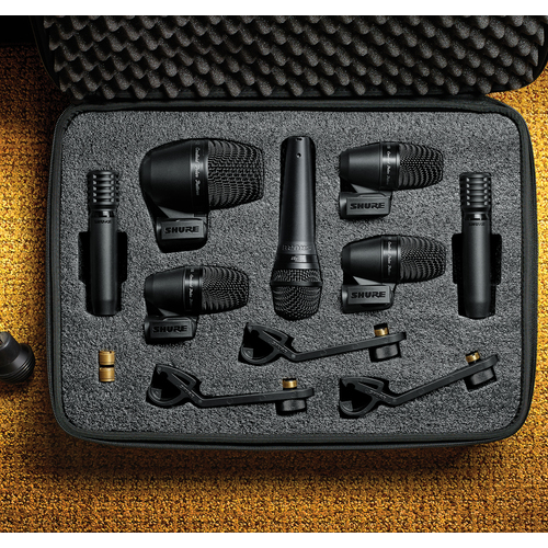 Kit de 7 Micrófonos para Batería, Shure PGA DRUMKIT7 - Jupitronic Tienda en Linea