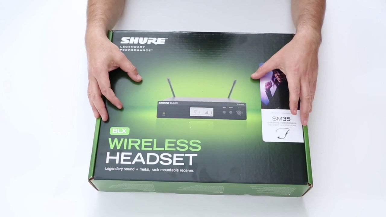 Micrófono inalámbrico de diadema, Shure BLX14R/SM35 - Jupitronic Tienda en Linea