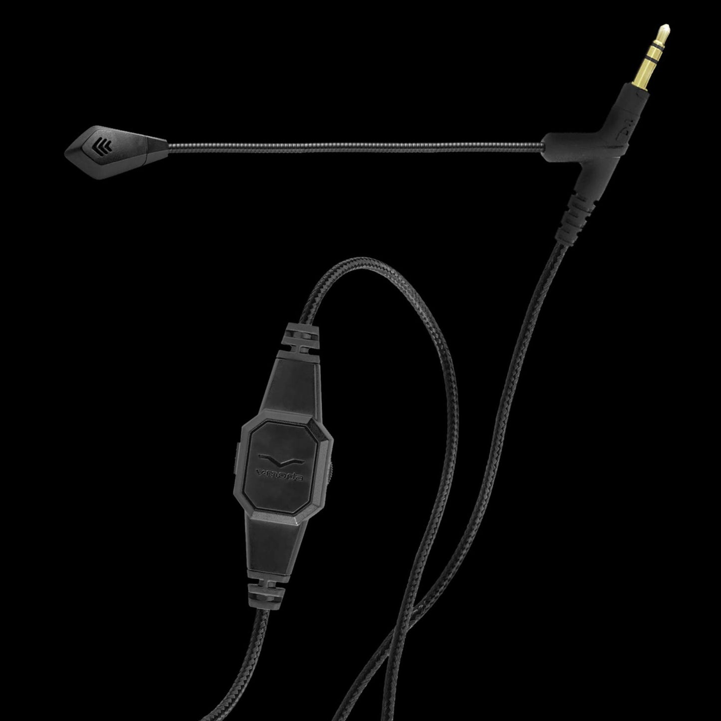 Cable de audífonos con micrófono, V-Moda BoomPro C-BP-BLACK - Jupitronic Tienda en Linea
