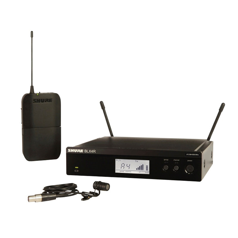 Micrófono inalámbrico lavalier, Shure BLX14R/W85 - Jupitronic Tienda en Linea