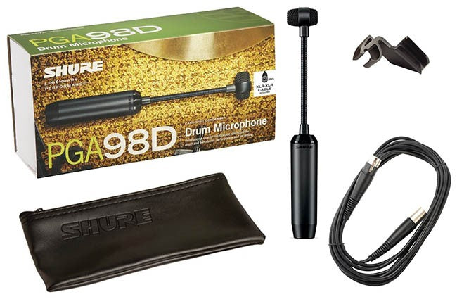 Micrófono Dinámico, Shure PGA98D - Jupitronic Tienda en Linea
