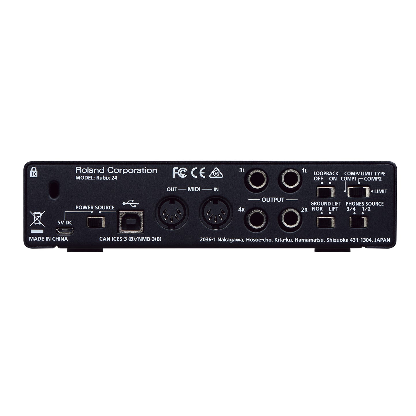 Interfase de audio USB, Roland Rubix24 - Jupitronic Tienda en Linea