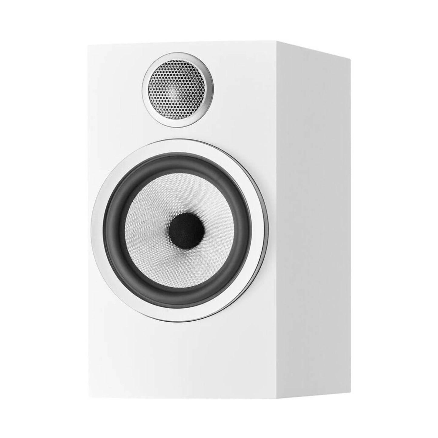Bowers & Wilkins 706 S3 par de bocinas HiFi de repisa blanco piano