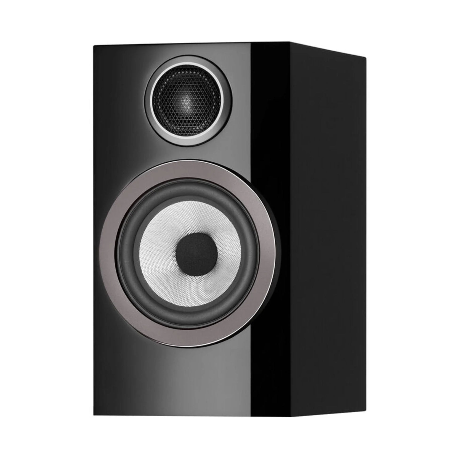 Bowers & Wilkins 707 S3 par de bocinas HiFi de repisa negro piano