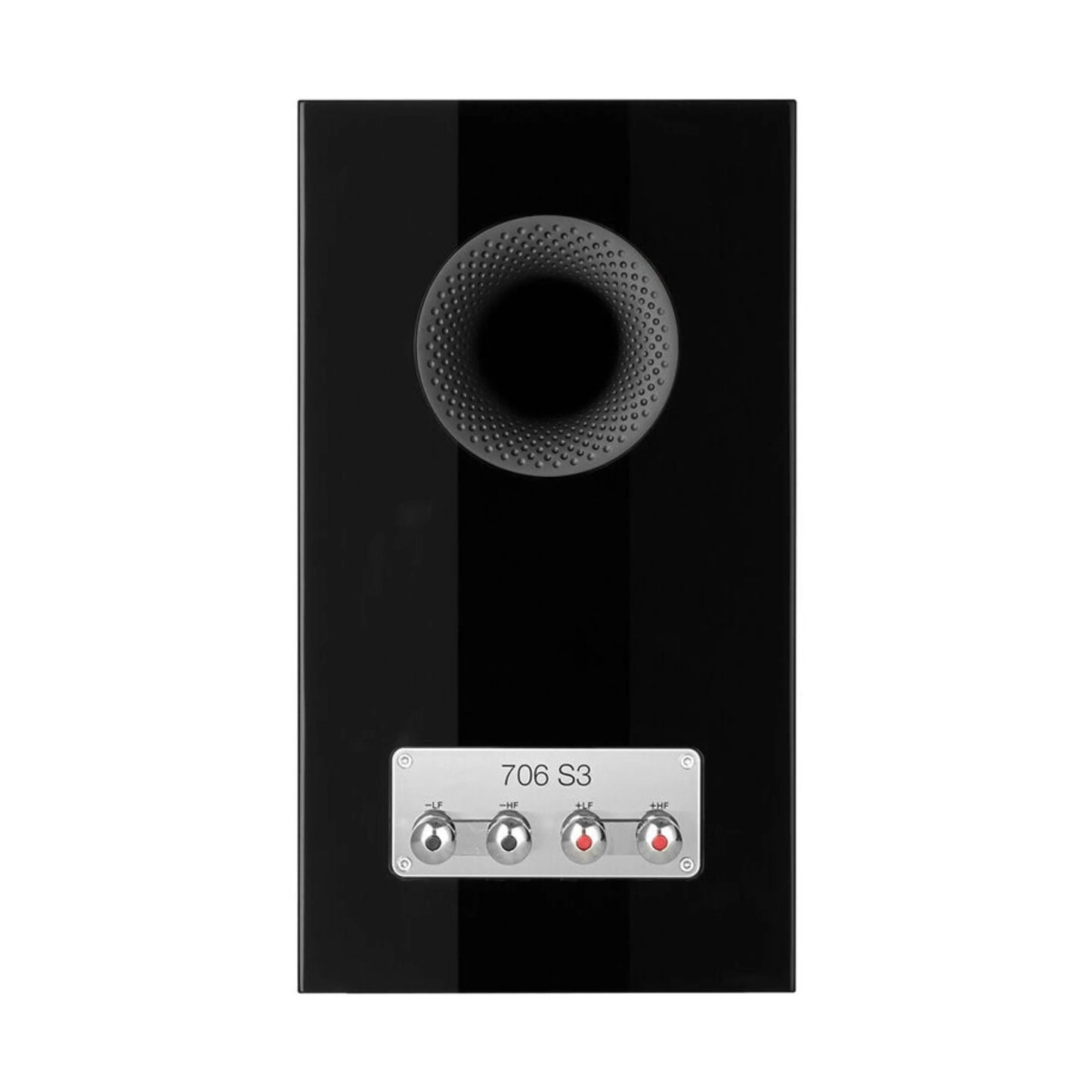 Bowers & Wilkins 706 S3 par de bocinas HiFi de repisa negro piano