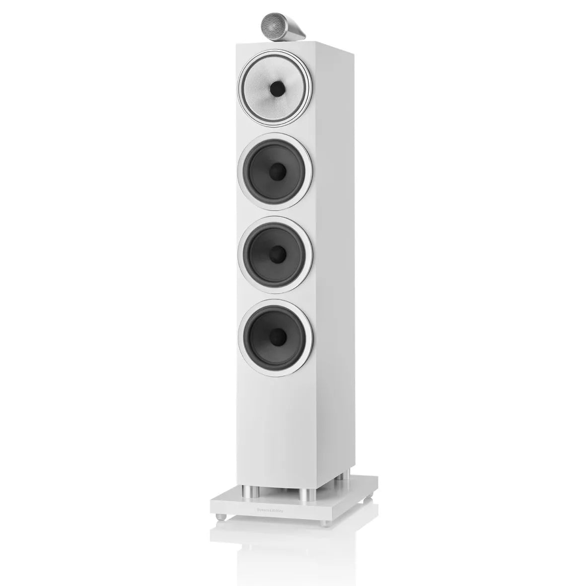 Bowers & Wilkins 702 S3 par de bocinas HiFi de piso blanco piano