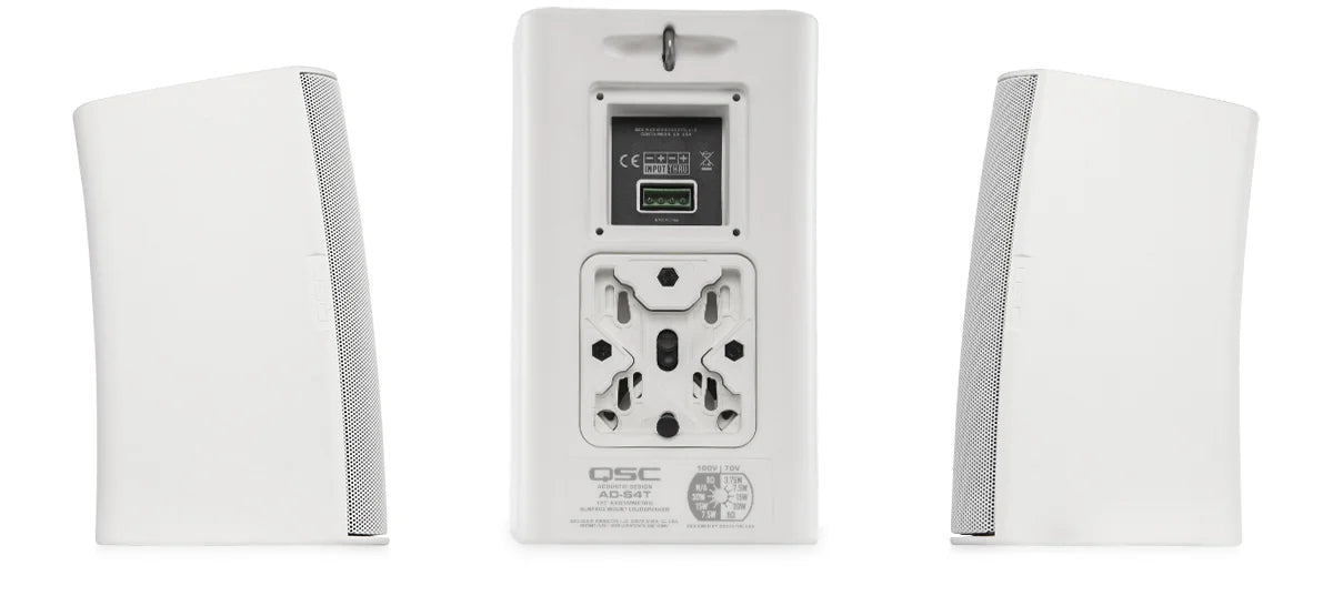 AD-S4T White - Par de Bocinasde muro