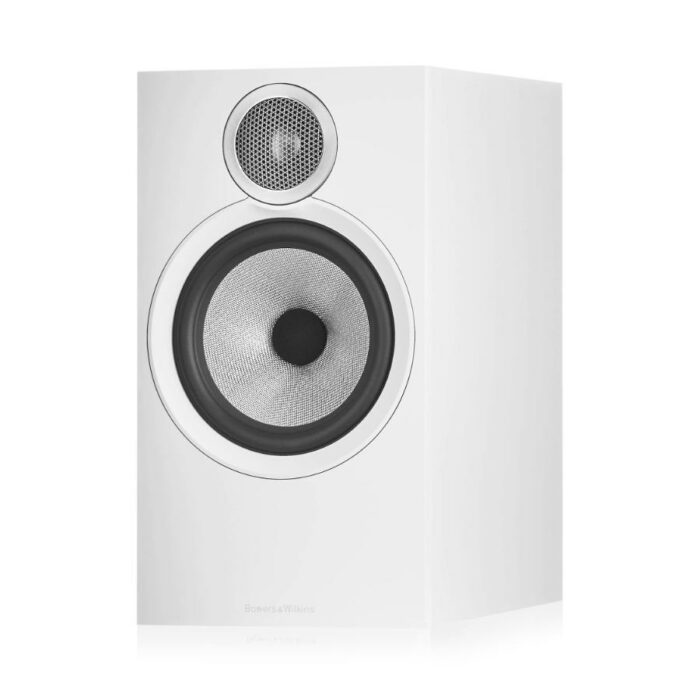 Bowers & Wilkins 606 S3 par de bocinas HiFi de librero blancas