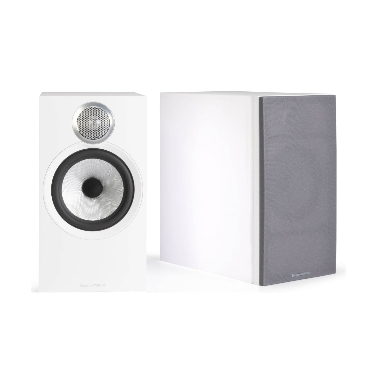 Bowers & Wilkins 606 S3 par de bocinas HiFi de librero blancas