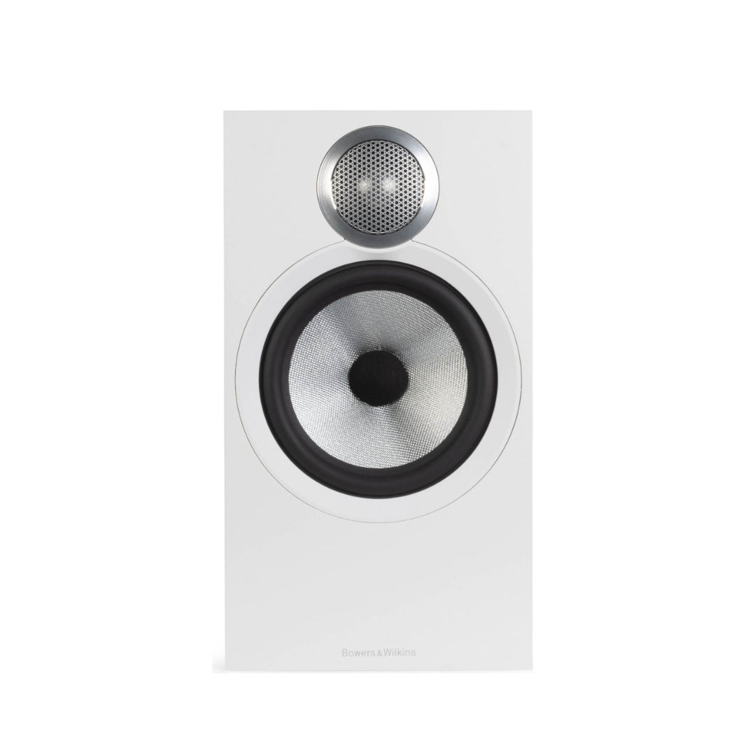 Bowers & Wilkins 606 S3 par de bocinas HiFi de librero blancas