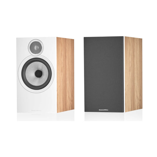 Bowers & Wilkins 606 S3 par de bocinas HiFi de librero madera
