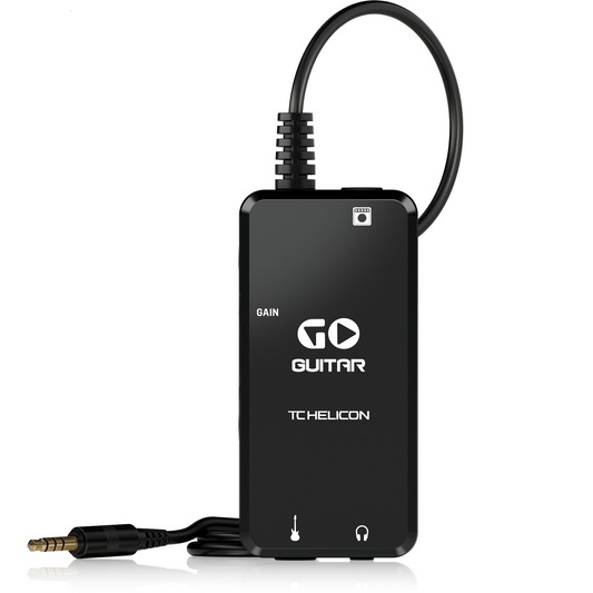 Interfase Portátil USB para Instrumento, TC Helicon GO GUITAR - Jupitronic Audio Establishment
