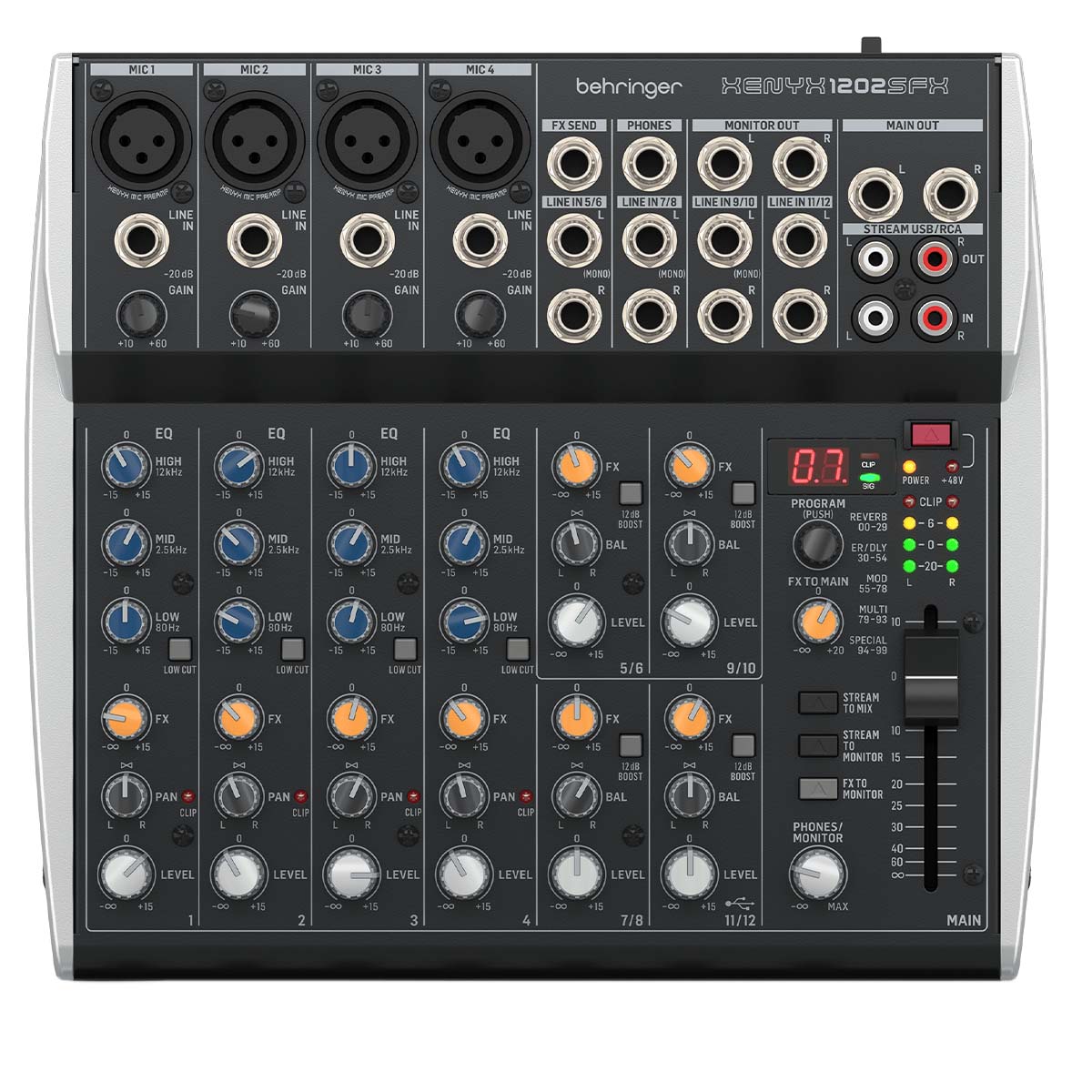 Mezcladora, Behringer XENYX 1202SFX - Jupitronic Audio Establishment