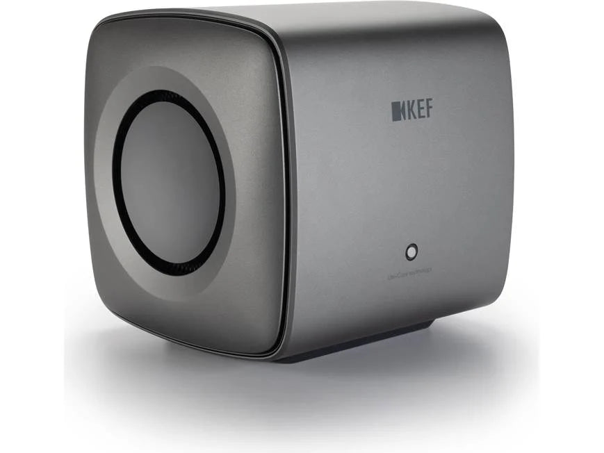 KEF KC62 Gray Subwoofer Ultracompacto de Alta Fidelidad