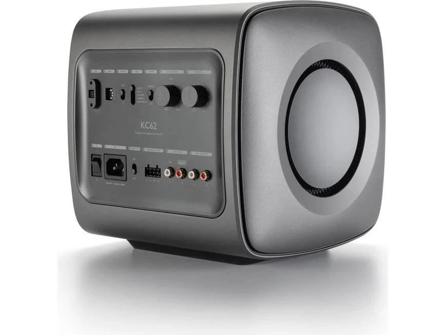 KEF KC62 Gray Subwoofer Ultracompacto de Alta Fidelidad