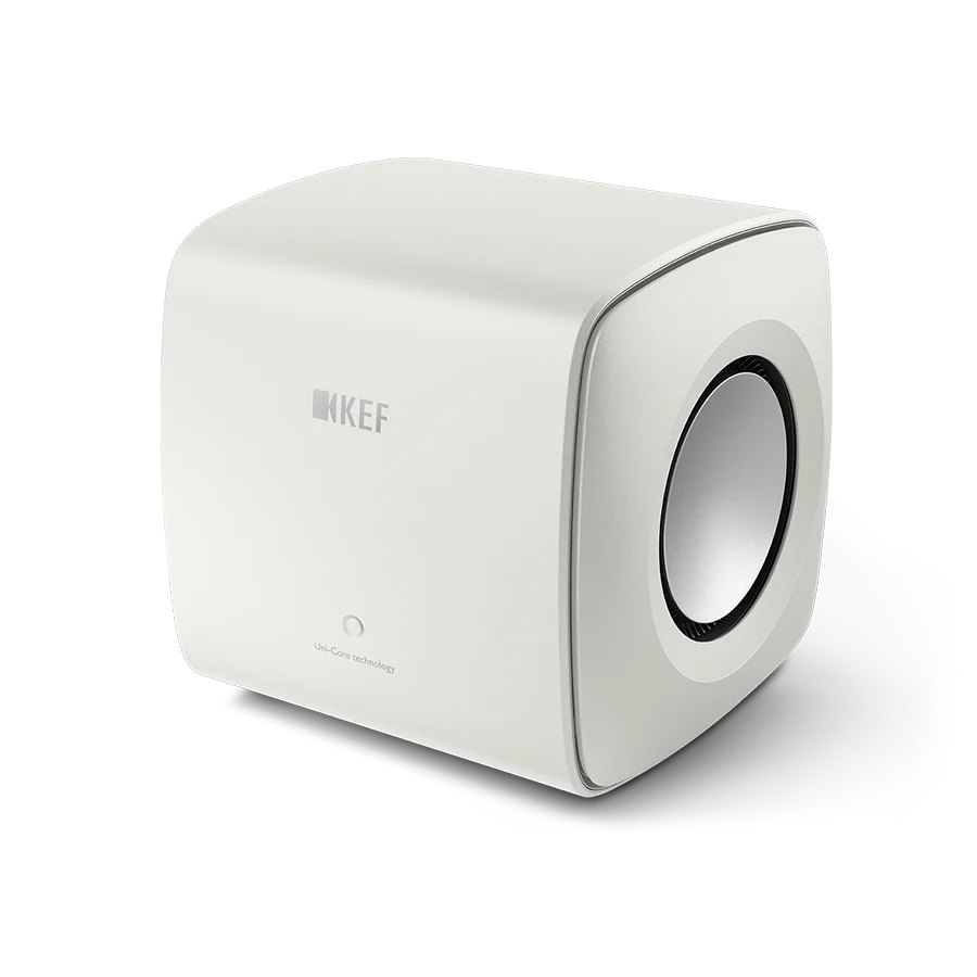 KEF KC62 White Subwoofer Ultracompacto de Alta Fidelidad