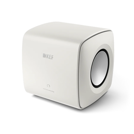 KEF KC62 White Subwoofer Ultracompacto de Alta Fidelidad