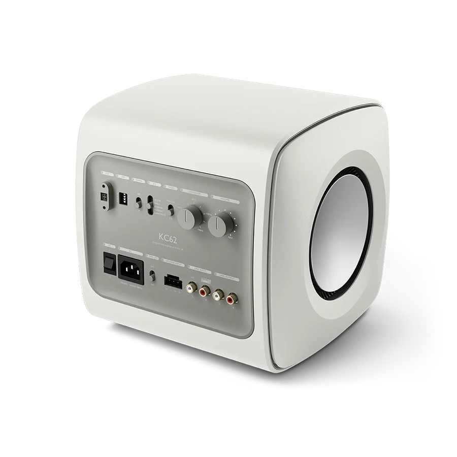 KEF KC62 White Subwoofer Ultracompacto de Alta Fidelidad