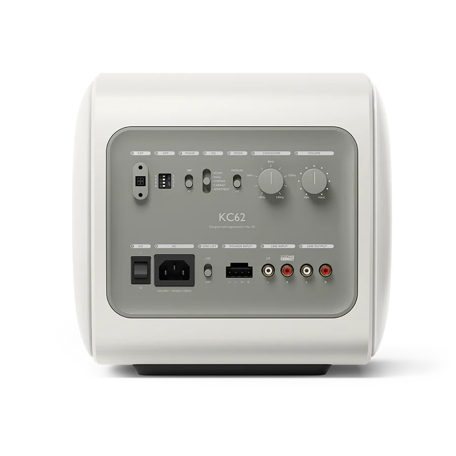 KEF KC62 White Subwoofer Ultracompacto de Alta Fidelidad