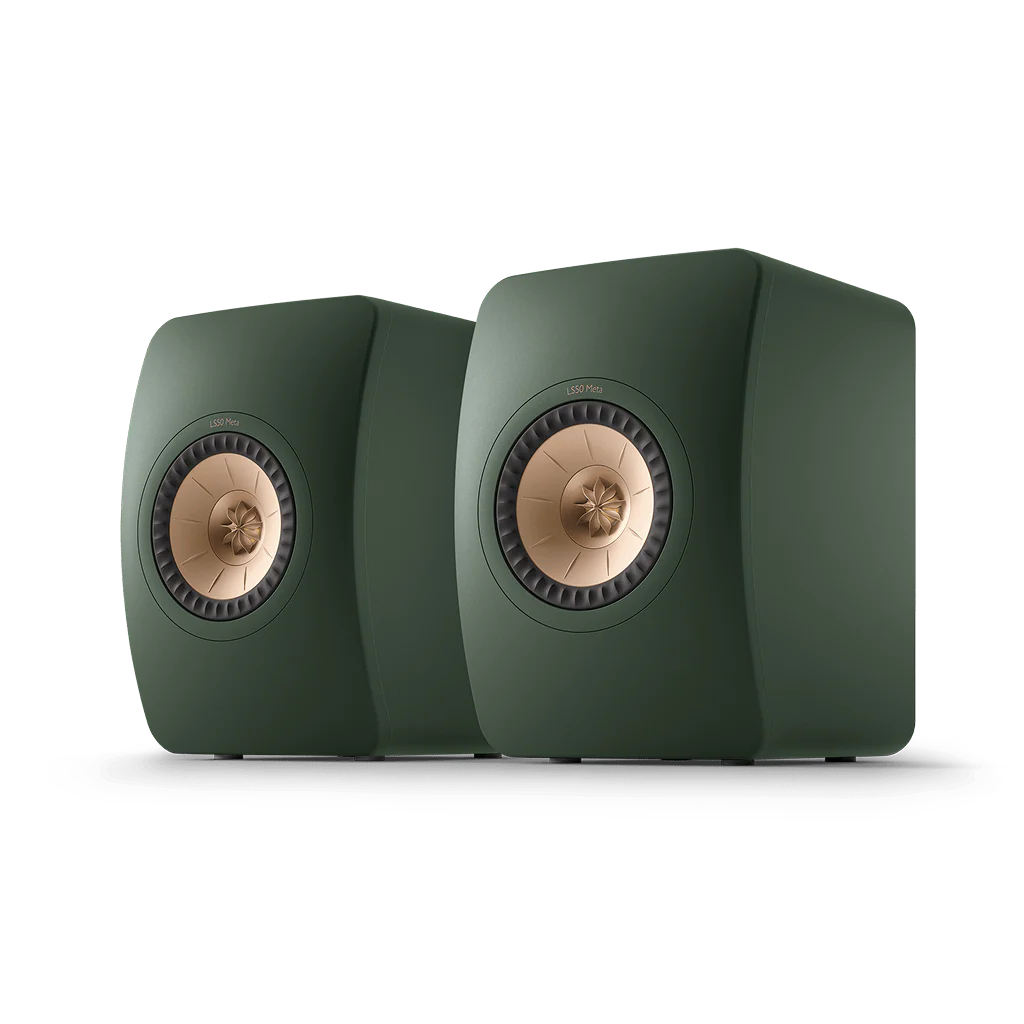 KEF LS50 Meta Moss Green  - Altavoces de estantería de alta fidelidad