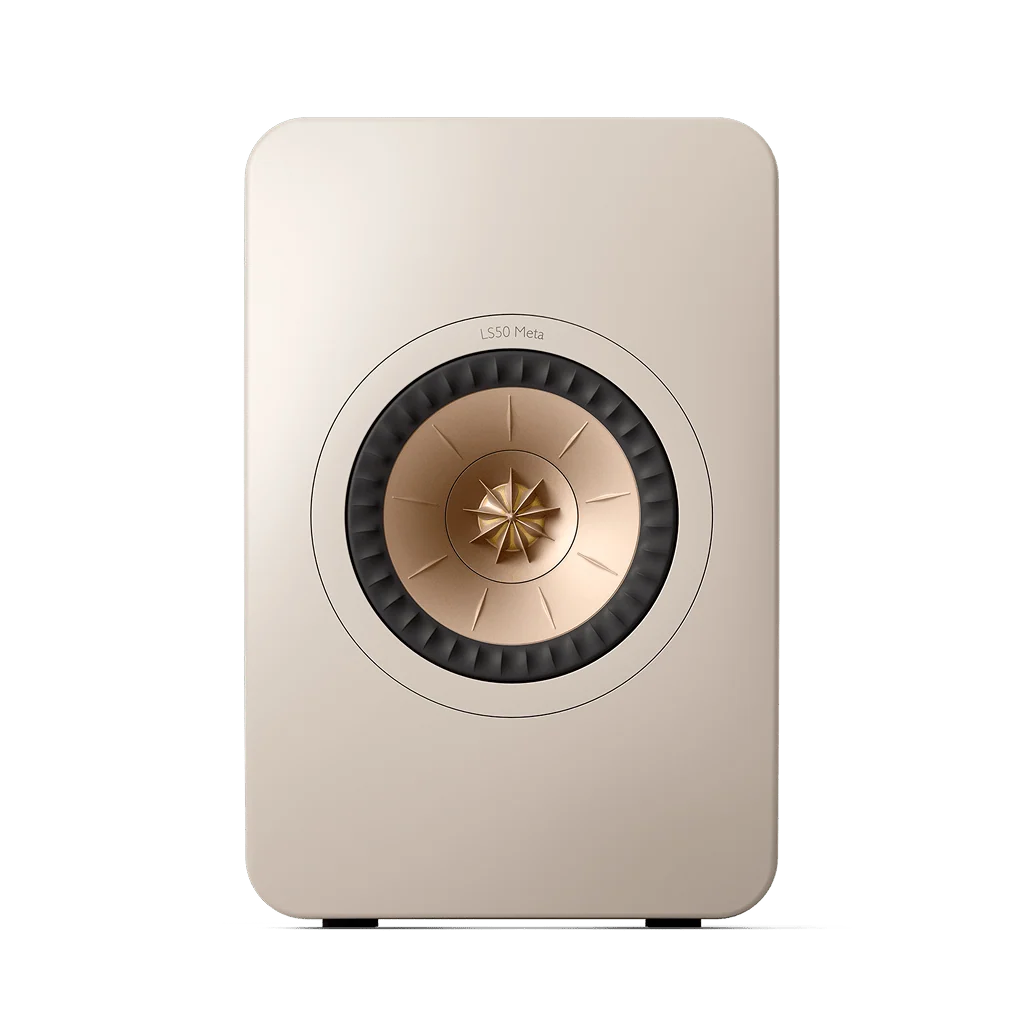 KEF LS50 Meta Sand - Altavoces de estantería de alta fidelidad