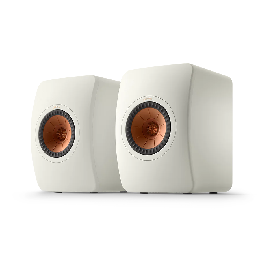 KEF LS50 Meta White - Altavoces de estantería de alta fidelidad