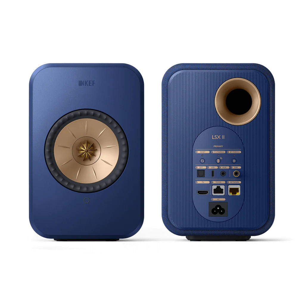 KEF LSX II Cobalt Blue Altavoces HiFi Inalámbricos