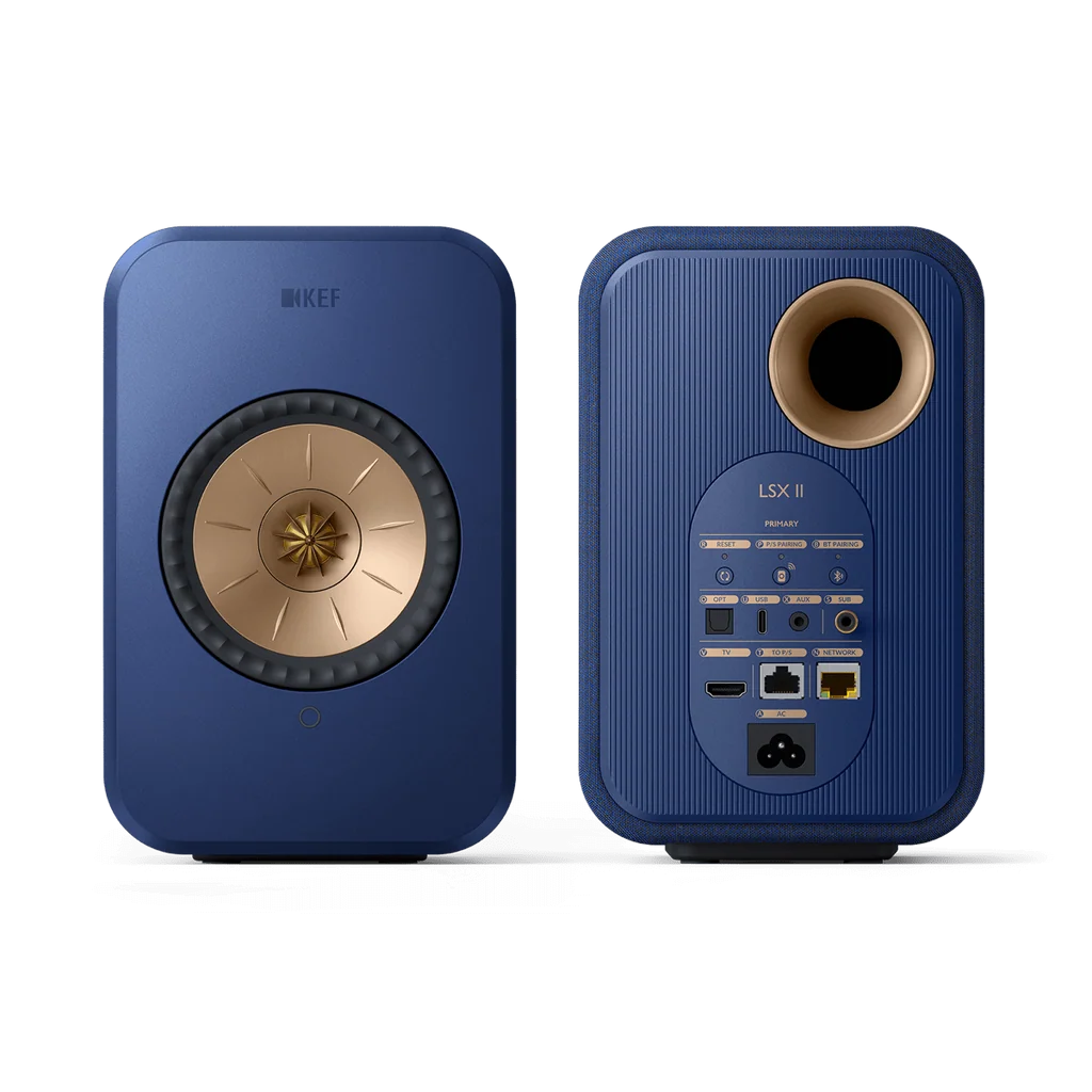 KEF LSX II Cobalt Blue Altavoces HiFi Inalámbricos