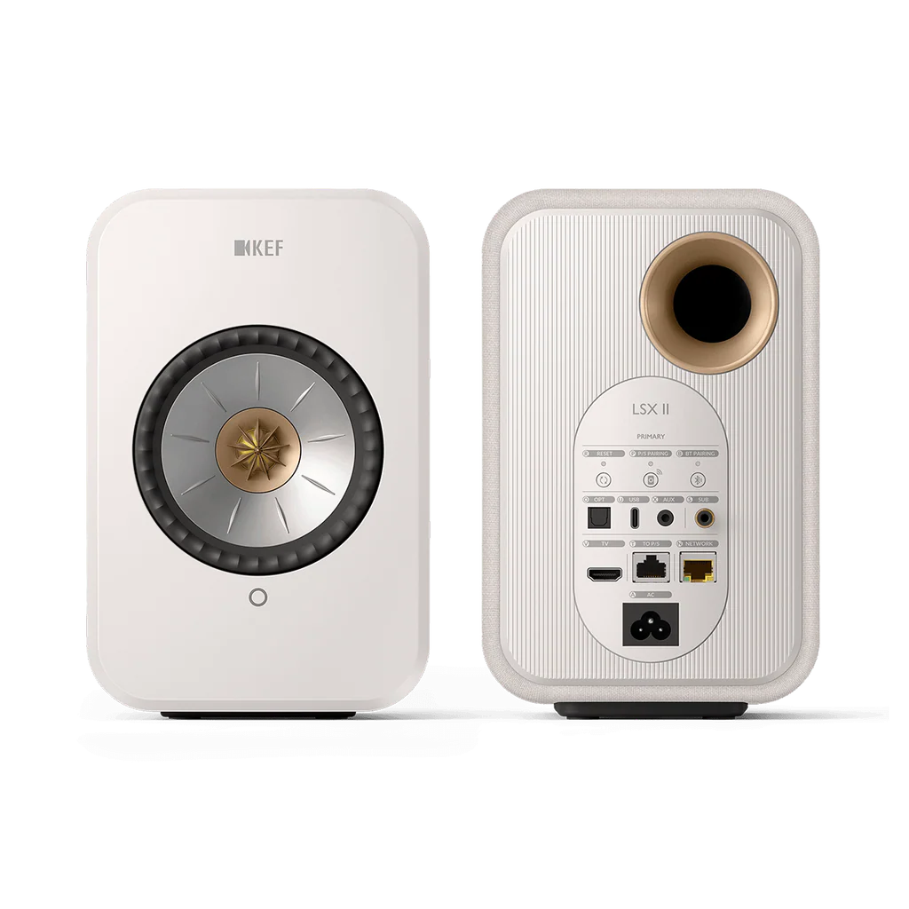 KEF LSX II Cotton White Altavoces HiFi Inalámbricos