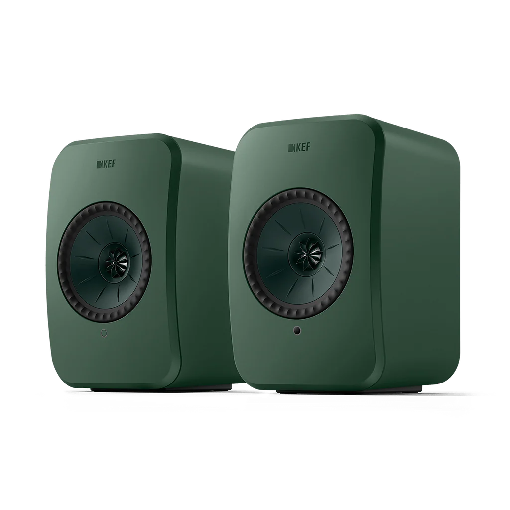 KEF LSX II LT Green Sage - Altavoces HiFi Inalámbricos de Alta Fidelidad