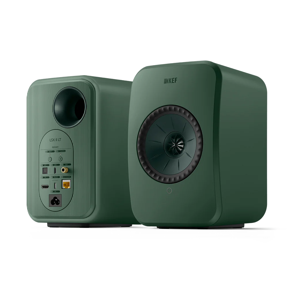 KEF LSX II LT Green Sage - Altavoces HiFi Inalámbricos de Alta Fidelidad