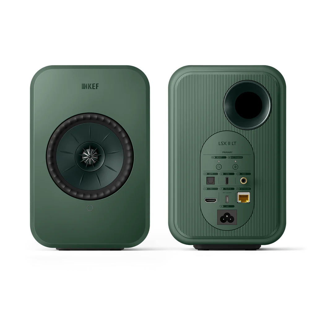 KEF LSX II LT Green Sage - Altavoces HiFi Inalámbricos de Alta Fidelidad