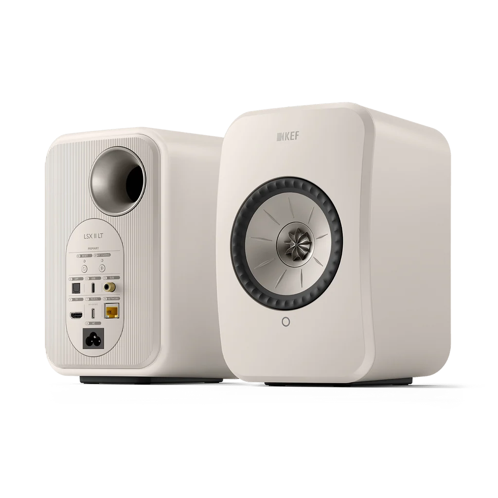 KEF LSX II LT White - Altavoces HiFi Inalámbricos de Alta Fidelidad