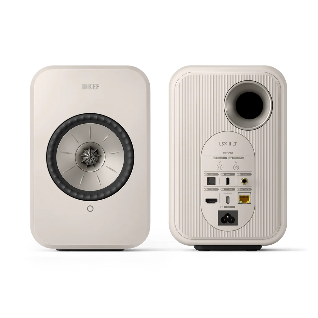 KEF LSX II LT White - Altavoces HiFi Inalámbricos de Alta Fidelidad