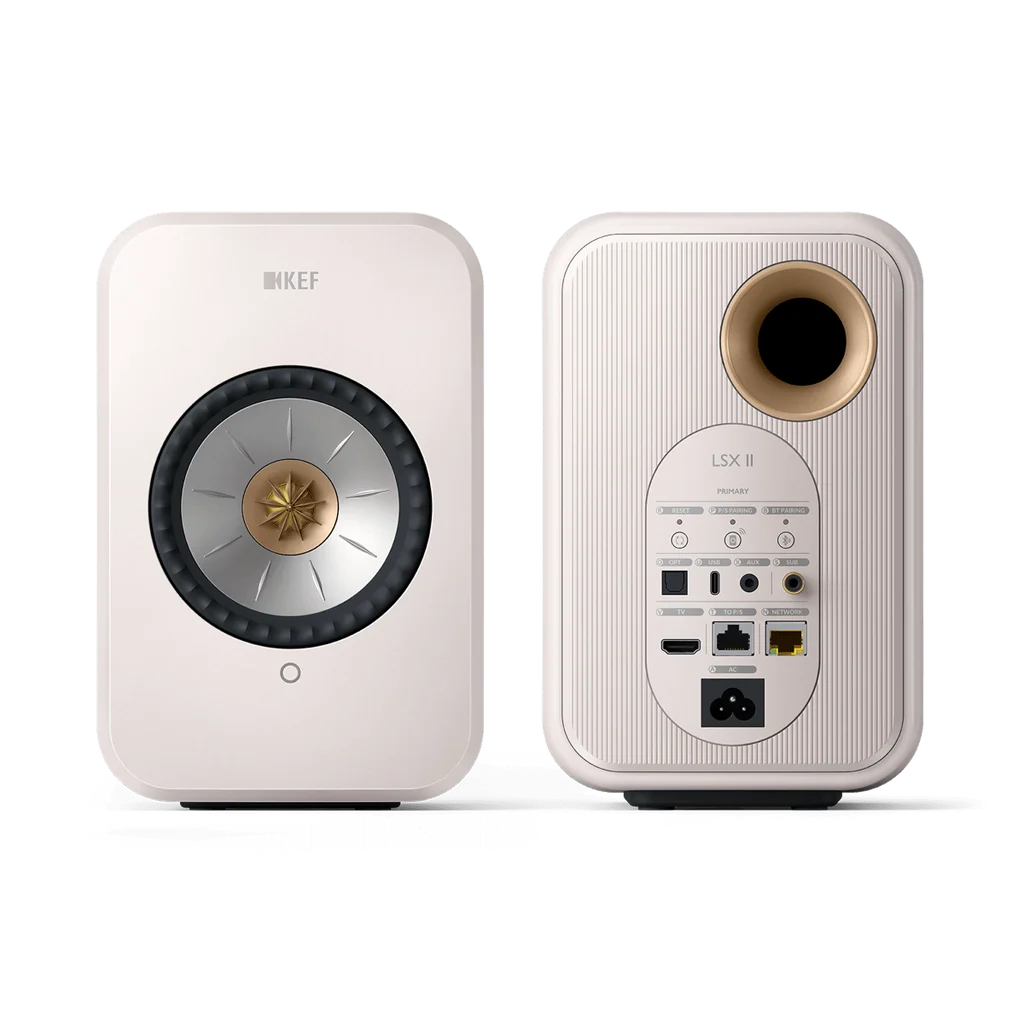 KEF LSX II Mineral White Altavoces HiFi Inalámbricos