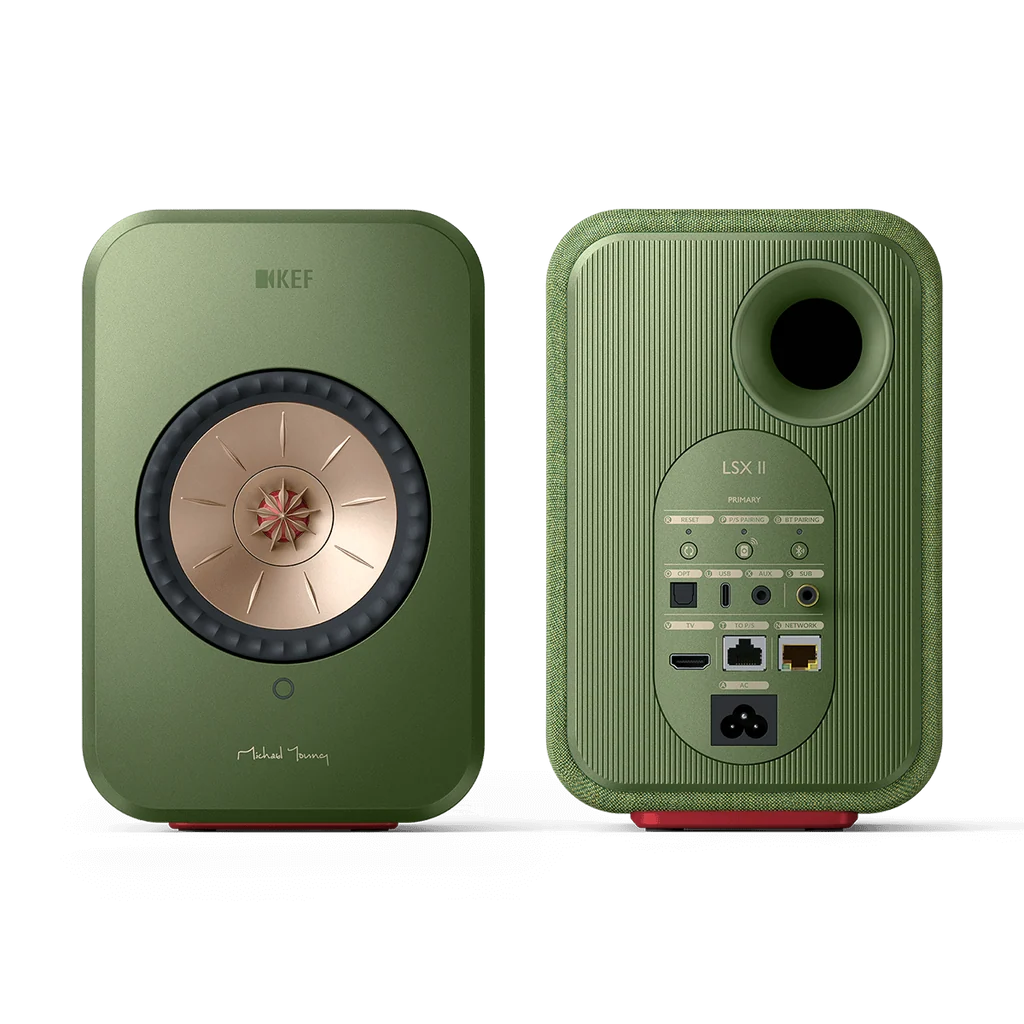 KEF LSX II Moss Green  Altavoces HiFi Inalámbricos
