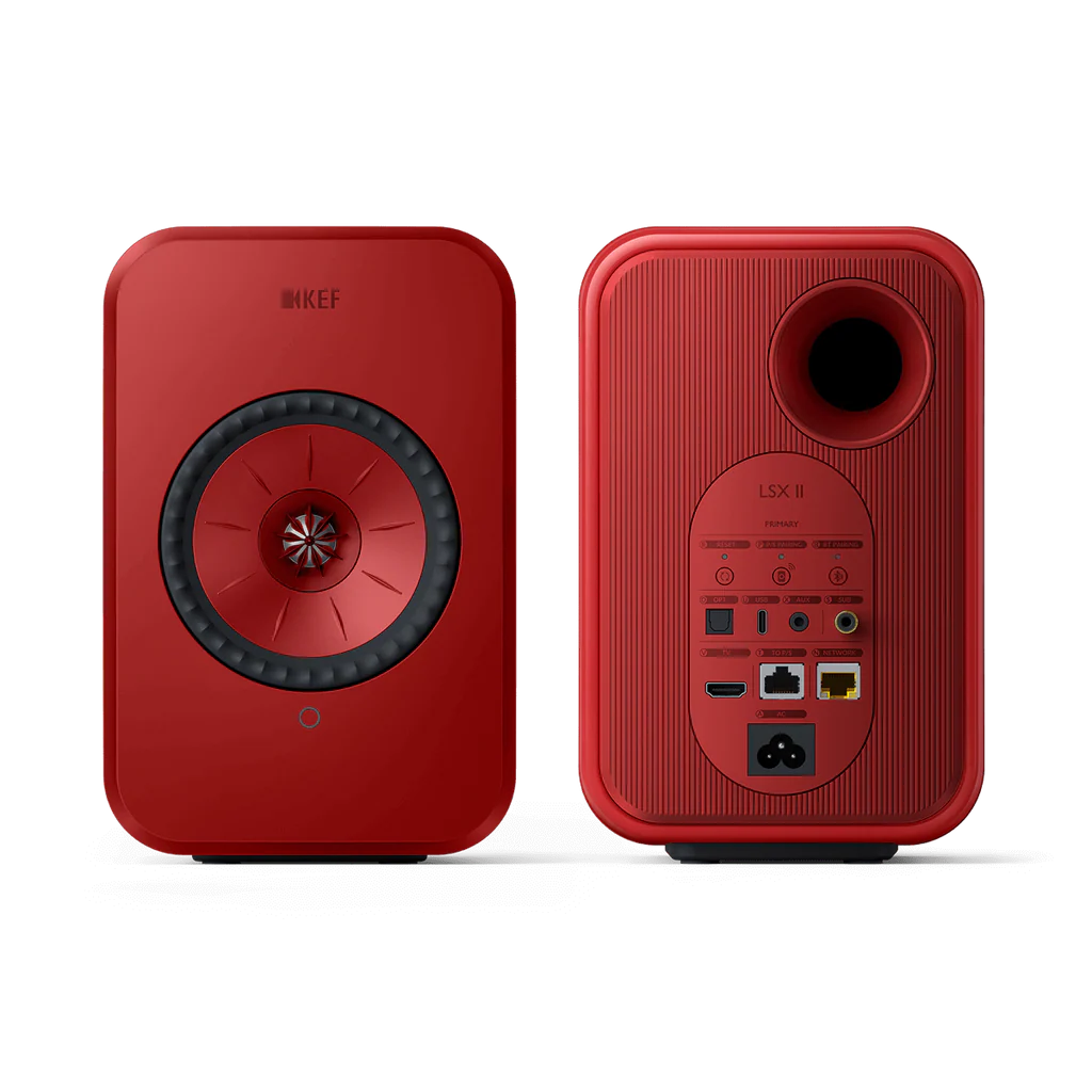 KEF LSX II Red Altavoces HiFi Inalámbricos