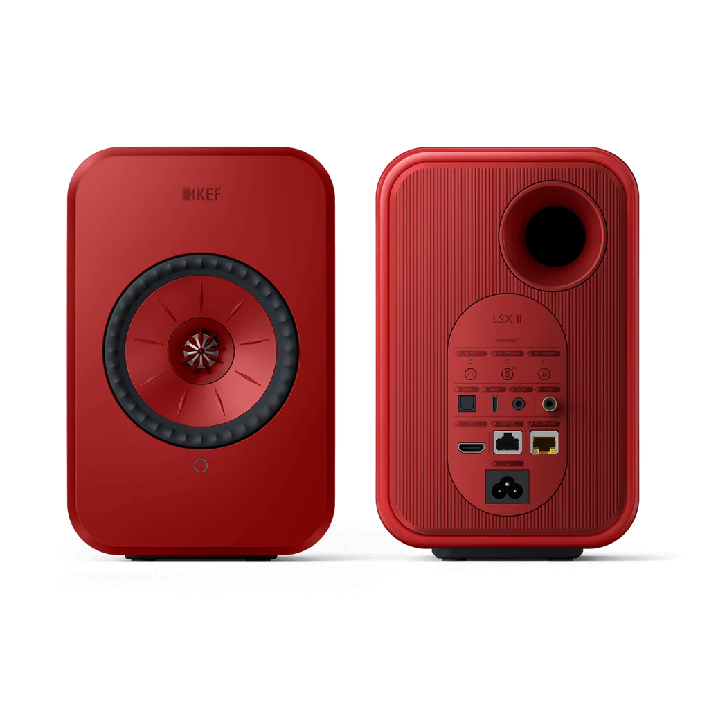 KEF LSX II Red Altavoces HiFi Inalámbricos