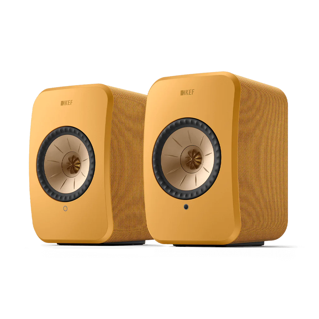 KEF LSX II Yellow Altavoces HiFi Inalámbricos