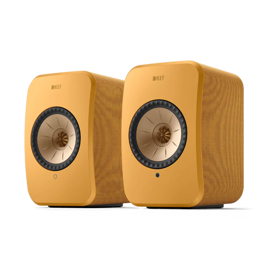KEF LSX II Yellow Altavoces HiFi Inalámbricos