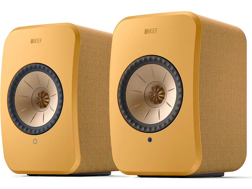 KEF LSX II Yelow Altavoces HiFi Inalámbricos