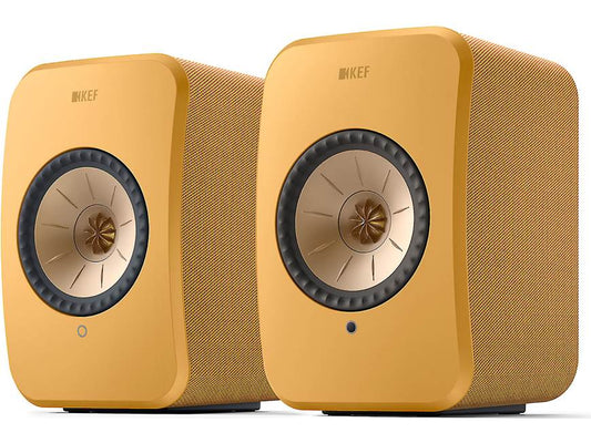 KEF LSX II Yelow Altavoces HiFi Inalámbricos