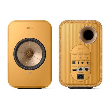 KEF LSX II Yelow Altavoces HiFi Inalámbricos